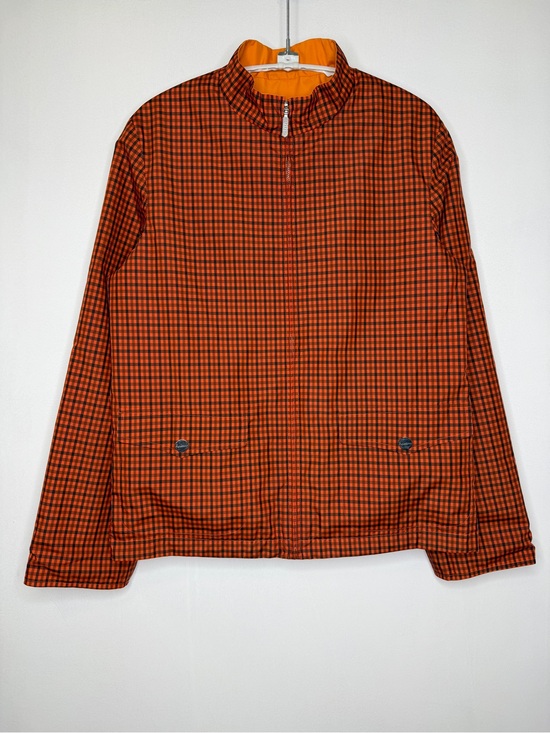 Aquascutum London Jackets & Blazers - Vintage Aquascutum London Reversible Harrington Full Zip Jacket Womens 8 Orange